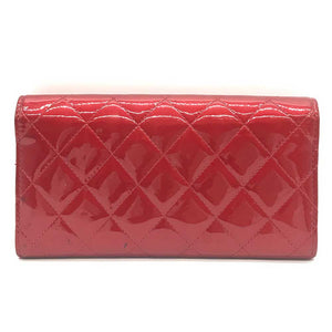 Chanel Matelasse Long Wallet Bordeaux