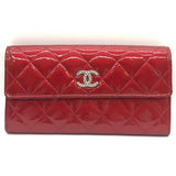 Chanel Matelasse Long Wallet Bordeaux