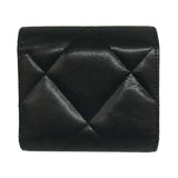 Chanel Lambskin Small Flap Mini Wallet Black