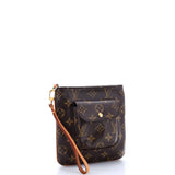 Louis Vuitton Partition Wristlet Clutch Monogram Canvas