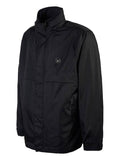 Luxury Burberry Packaway Monogram Windbreaker Black