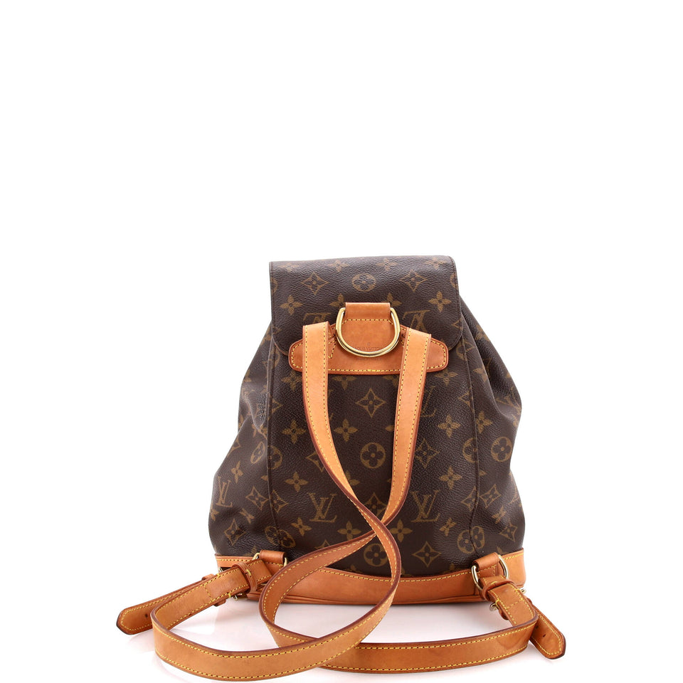 Louis Vuitton Vintage Montsouris Backpack Monogram Canvas PM
