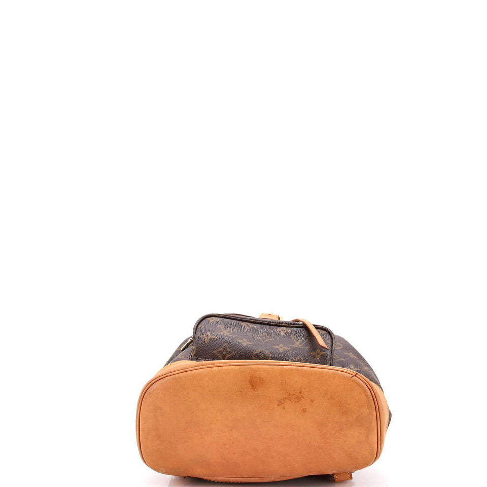 Louis Vuitton Vintage Montsouris Backpack Monogram Canvas PM