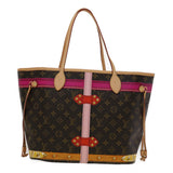 Louis Vuitton Monogram Summer Trunk Neverfull MM Tote Bag Auth 30117A