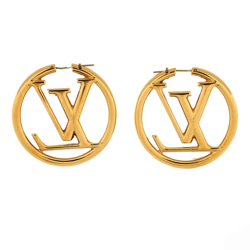 Louis Vuitton Louise Hoop Earrings Metal GM