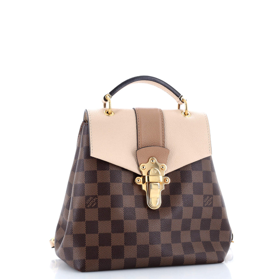 Louis Vuitton Clapton Backpack Damier and Leather