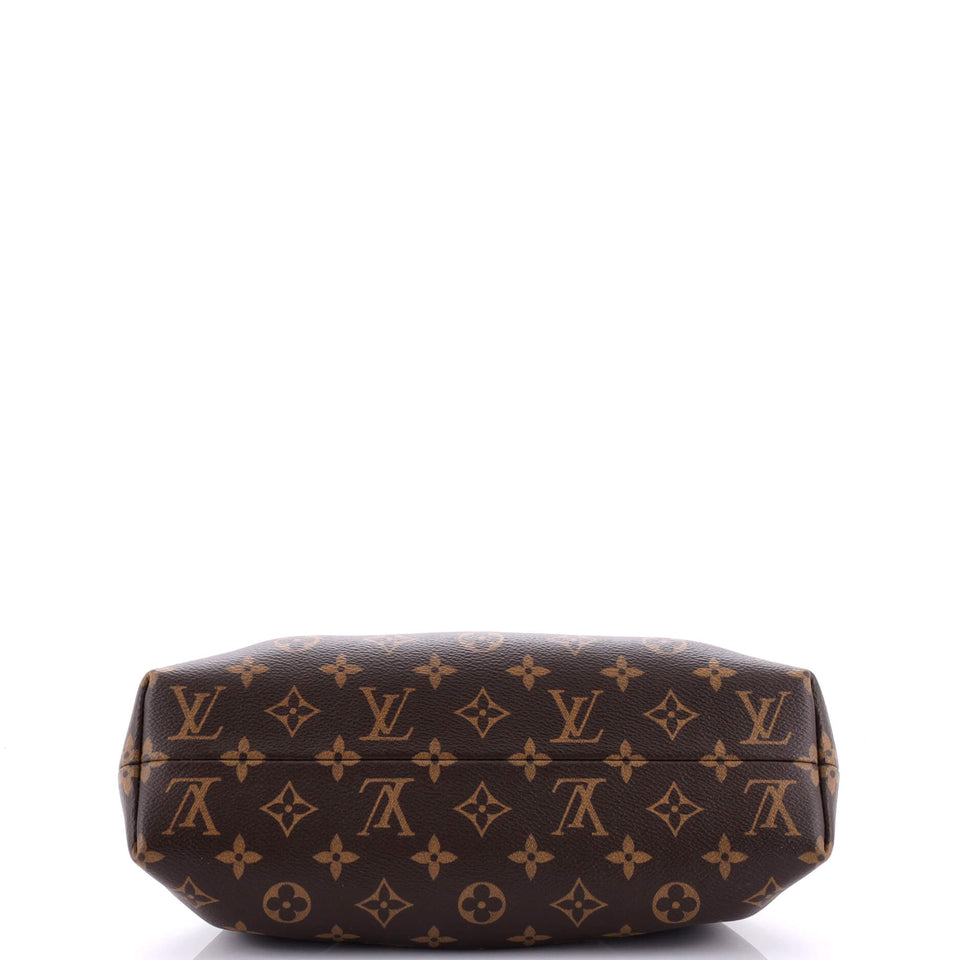 Louis Vuitton Monogram Top Handle Frame Clutch Monogram Canvas