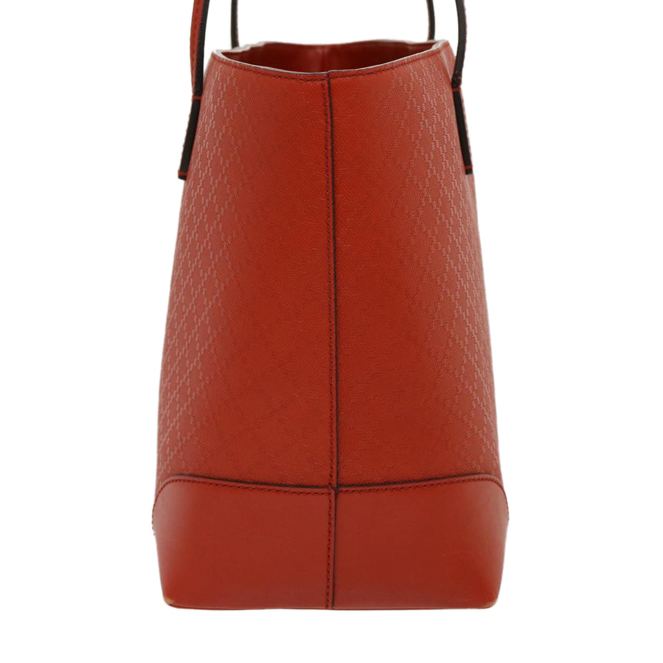Gucci Diamante Lax Tote Bag Leather Red 353397 30343