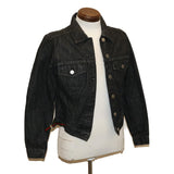 Gucci WebSherry Line Jeans Jacket Black Red Green 30387