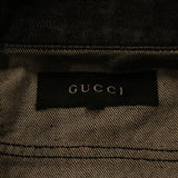 Gucci WebSherry Line Jeans Jacket Black Red Green 30387