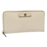 Gucci GG Canvas Guccissima Long Wallet White 30393