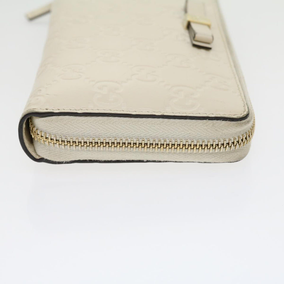 Gucci GG Canvas Guccissima Long Wallet White 30393