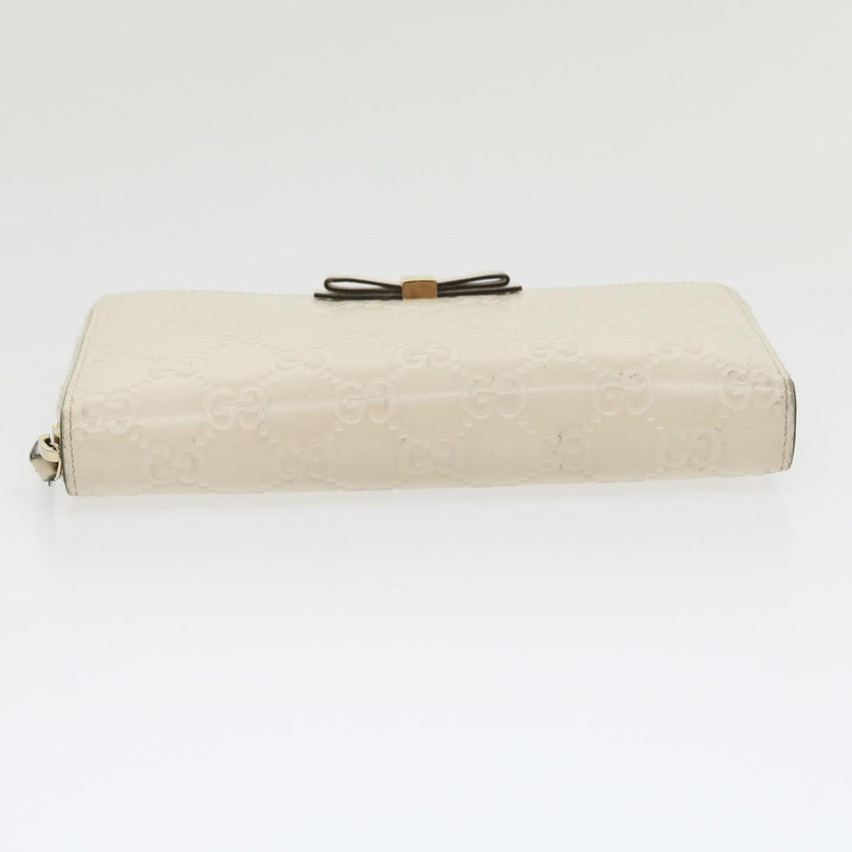 Gucci GG Canvas Guccissima Long Wallet White 30393