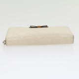 Gucci GG Canvas Guccissima Long Wallet White 30393