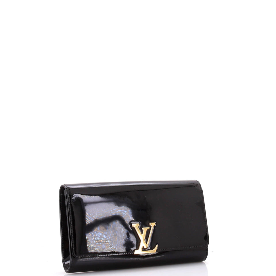 Louis Vuitton Louise Clutch Patent East West