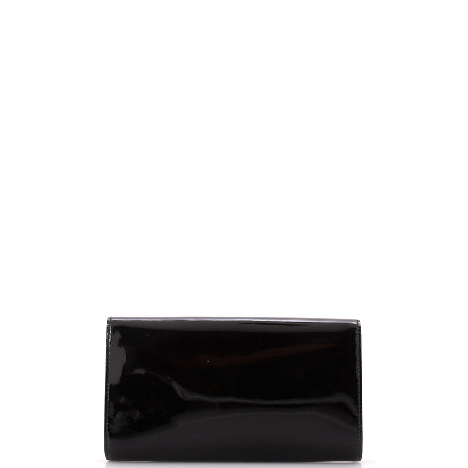 Louis Vuitton Louise Clutch Patent East West