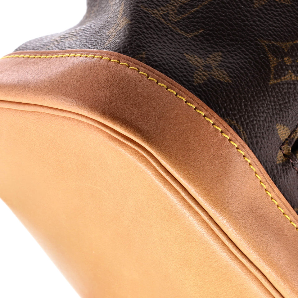 Louis Vuitton Vintage Montsouris Backpack Monogram Canvas GM