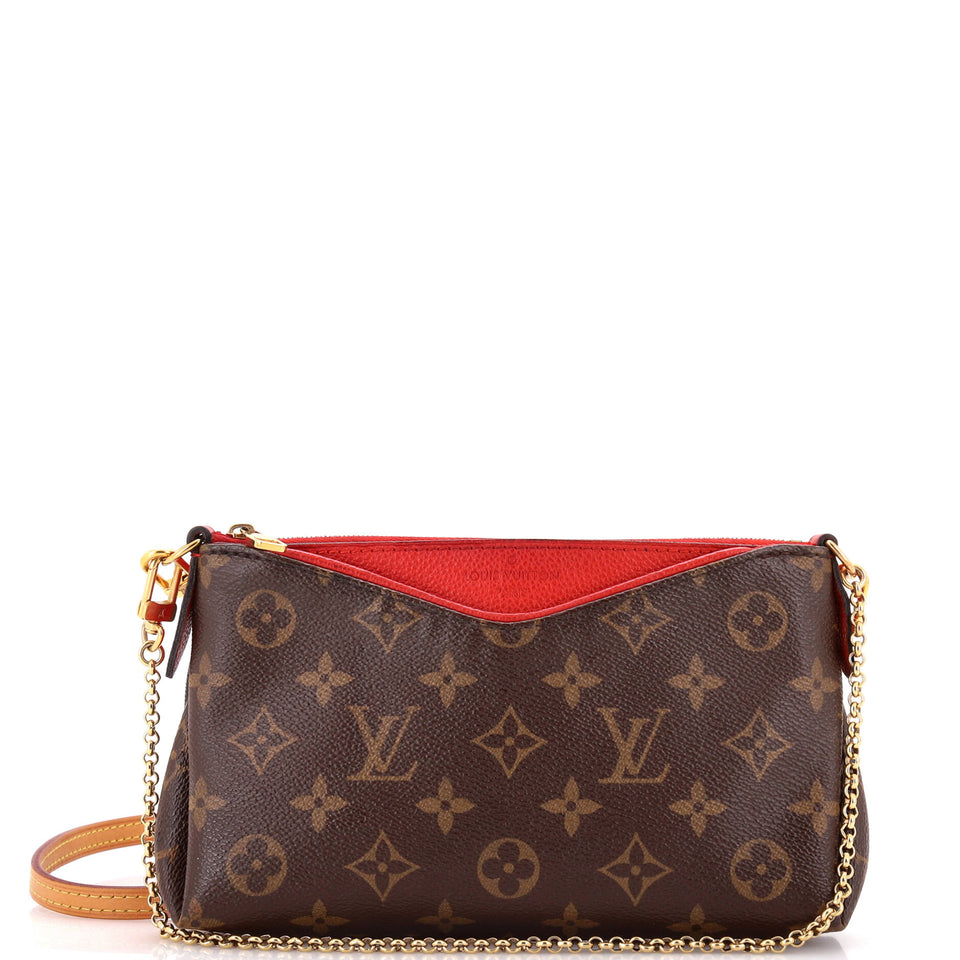 Louis Vuitton Pallas Clutch Monogram Canvas