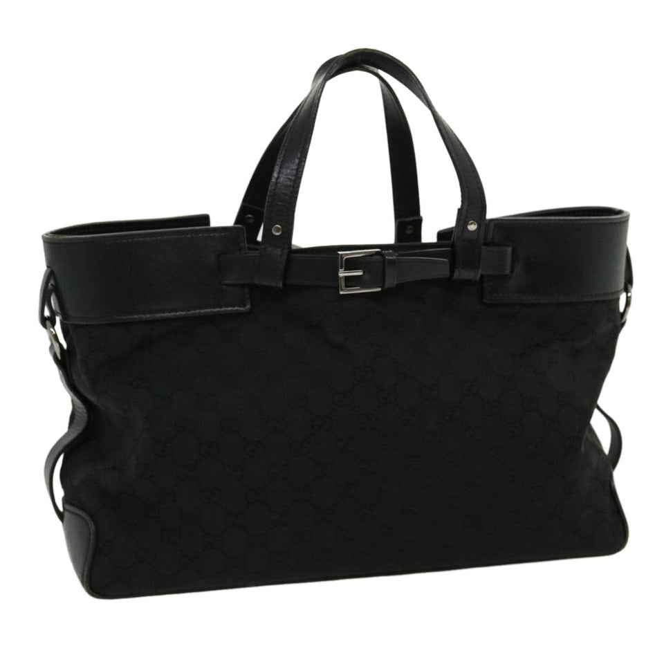 Gucci GG Canvas Hand Bag Black 30974