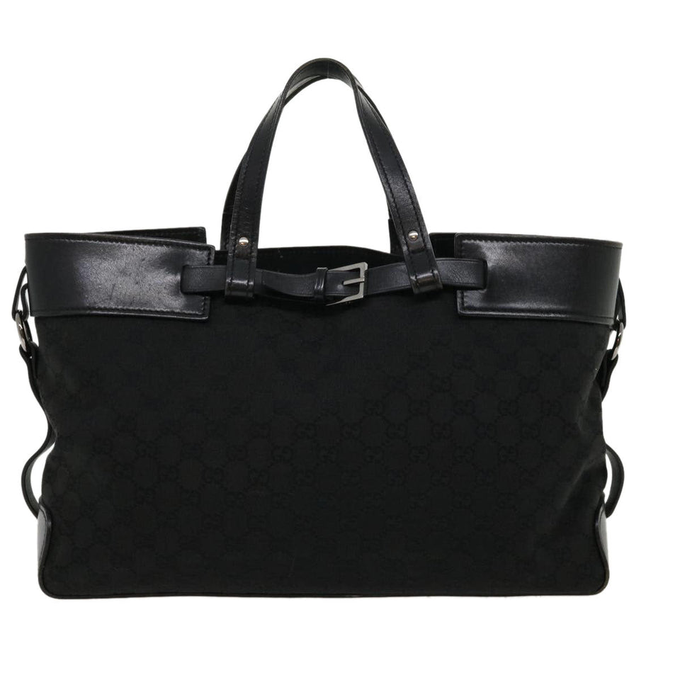 Gucci GG Canvas Hand Bag Black 30974