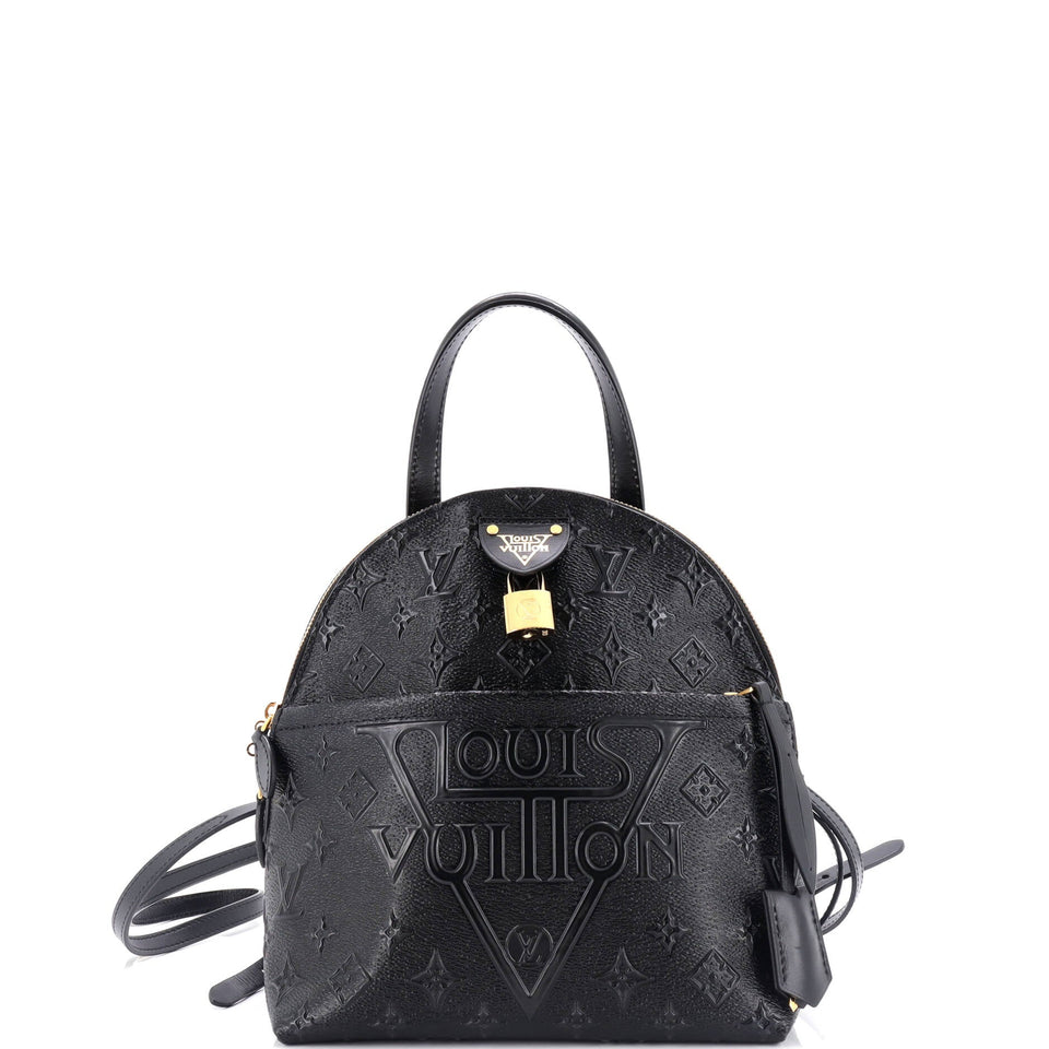 Louis Vuitton Moon Backpack Embossed Monogram Midnight Canvas