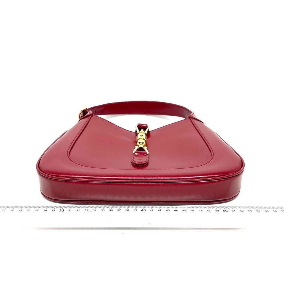 Gucci Jackie 1961 Red Leather Bag Small Shoulder Bag NEVER WORN