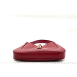 Gucci Jackie 1961 Burgundy Red Leather Bag Small with Adjustable Strap