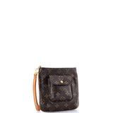 Louis Vuitton Partition Wristlet Clutch Monogram Canvas