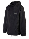 Luxury Burberry Men's Horseferry Logo Hooded Jacket Black