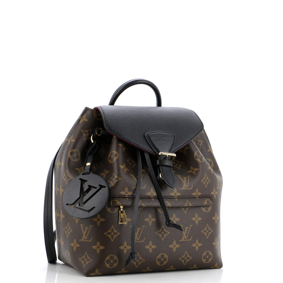 Louis Vuitton Montsouris NM Backpack Monogram Canvas with Leather PM