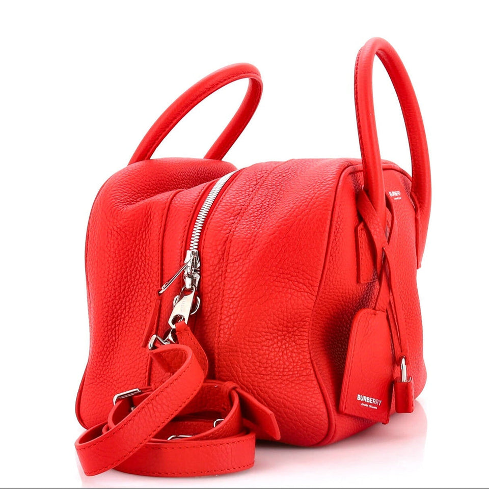 Burberry Cube Small Leather Bag in Red – Bags Junction