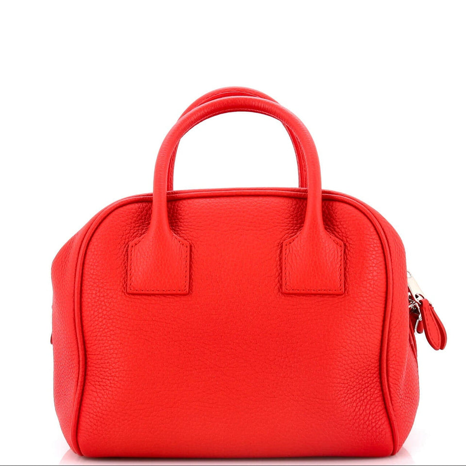 Burberry Cube Small Leather Bag in Red – Bags Junction