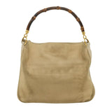 Gucci Bamboo Hand Bag cotton Beige 00117321638 31581