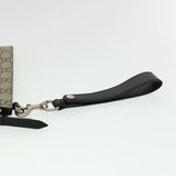 Gucci GG Supreme Tiger Clutch Bag PVC Leather Gray 473904 31726