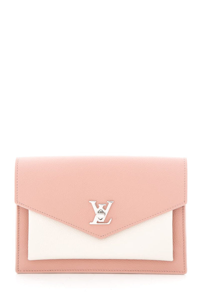 Louis Vuitton Pink Lock Me Pochette Cross-Body Clutch