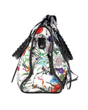 Gucci x Luxury Balenciaga Trending 2025 The Hacker Project Floral Neo Classic Bag Medium in White Floral Canvas