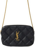 Saint Laurent- Paris Becky Double Zip Pouch Chain Shoulder Bag