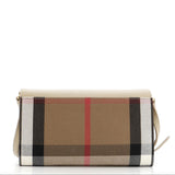Burberry Hannah Envelope Wallet on Strap – Leather & House Check Canvas | Bags Junction