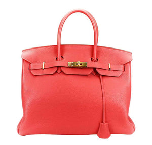 HermesBirkin 35 Rose Jaipur Bag PHW