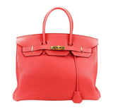 HermesBirkin 35 Rose Jaipur Bag PHW