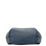 Louis Vuitton Epi Shoulder Bag Leather Blue