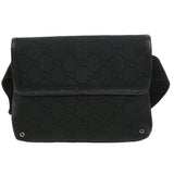 Gucci GG Canvas Bum Bag Waist Bag Black 92543 33124