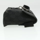 Gucci GG Canvas Bum Bag Waist Bag Black 92543 33124