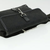 Gucci GG Canvas Bum Bag Waist Bag Black 92543 33124