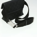 Gucci GG Canvas Bum Bag Waist Bag Black 92543 33124