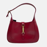 Gucci Jackie 1961 Red Burgundy Leather Bag Small Shoulder Bag