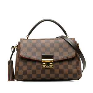 Louis Vuitton Louis Vuitton Damière Handbag PVC/Leather Brown