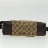 Gucci GG Canvas Shoulder Bag Brown 114273 33264