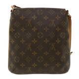 Louis Vuitton Monogram Mtte Salsa Short Shoulder Bag LV Auth