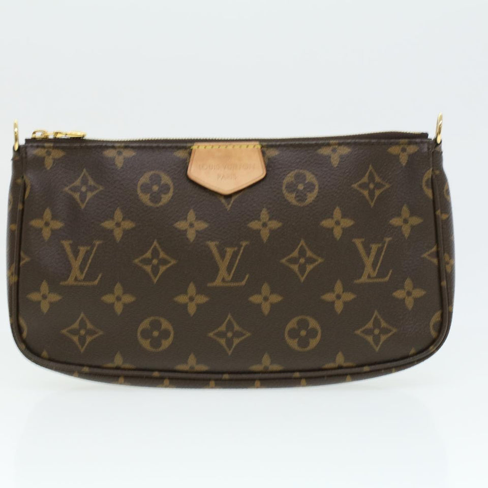 Louis Vuitton Monogram Multi Pochette Accessoires Pouch Khaki LV 33620A Clutch